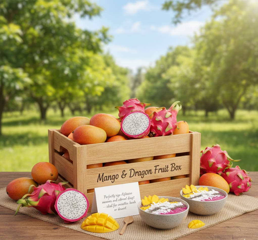 Mango & Dragon Fruit Box