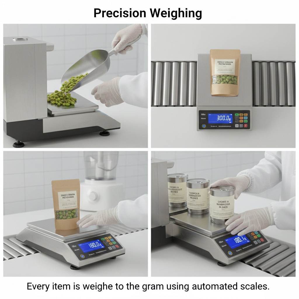 Automated weighing machine